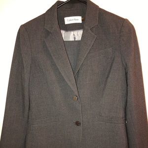 Calvin Klein Gray Suit
